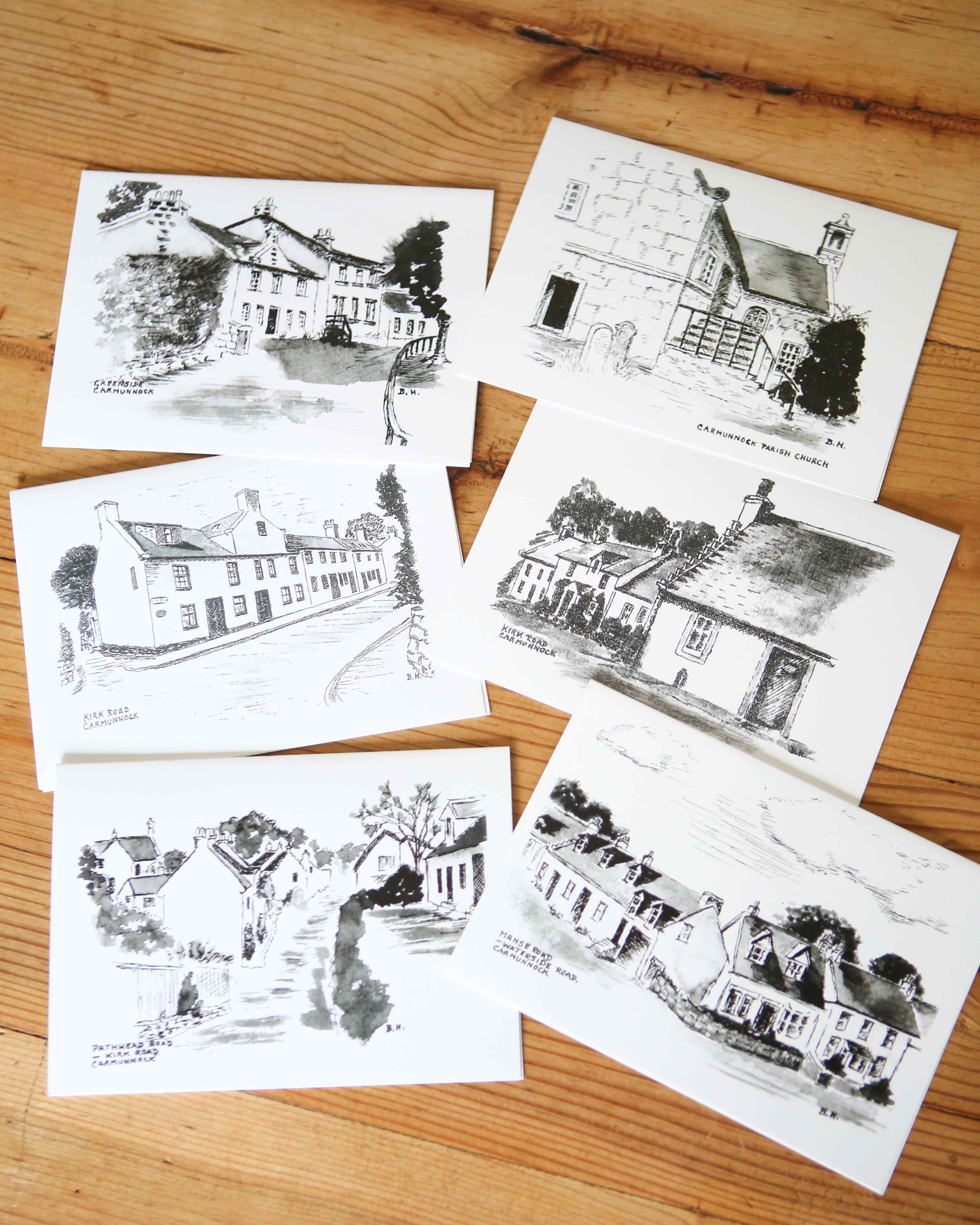 Carmunnock Heritage notelets